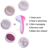 Electric Face Cleaner with brushes personal